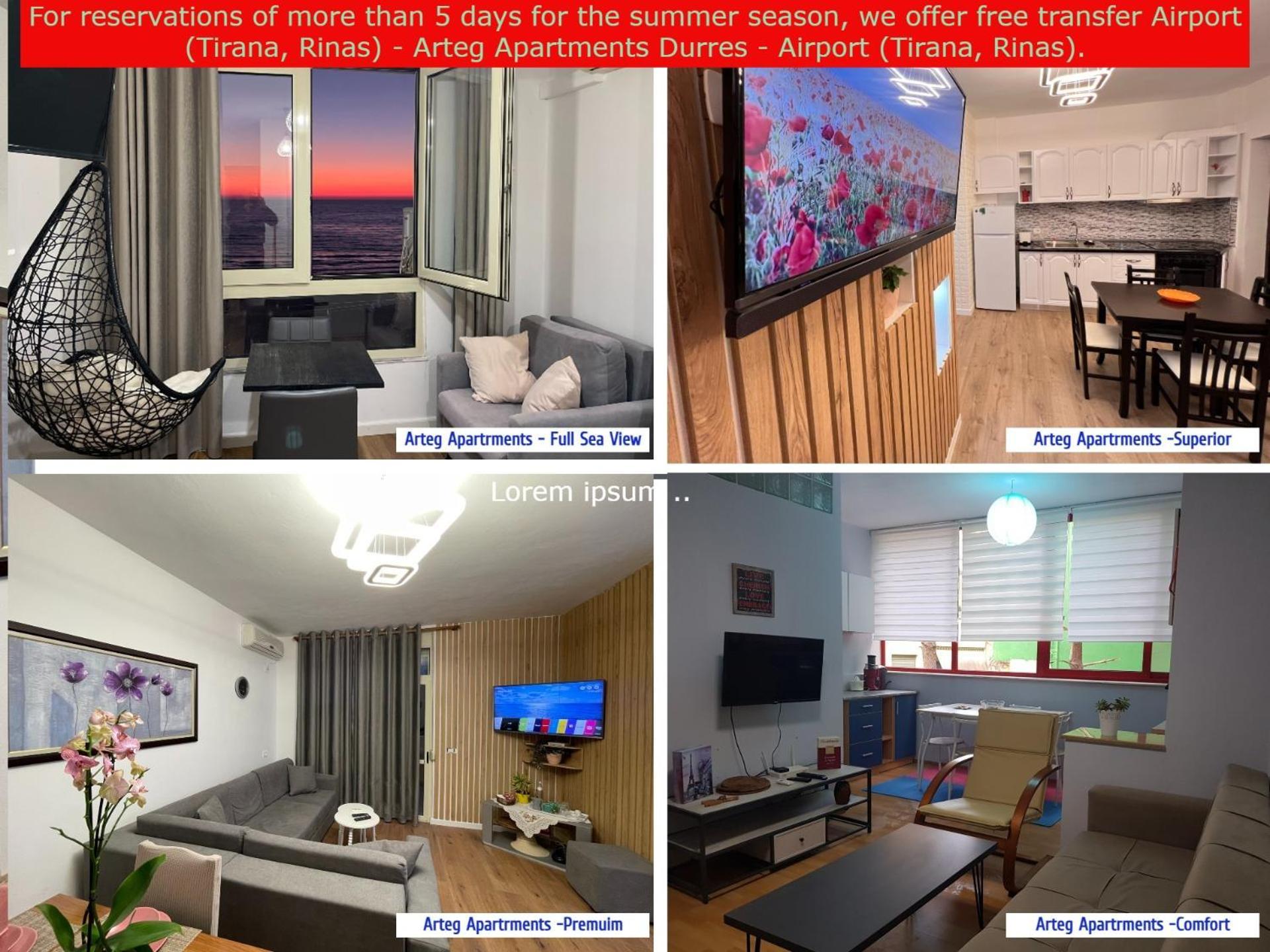 Arteg Apartments - Premium Durrës Exteriér fotografie